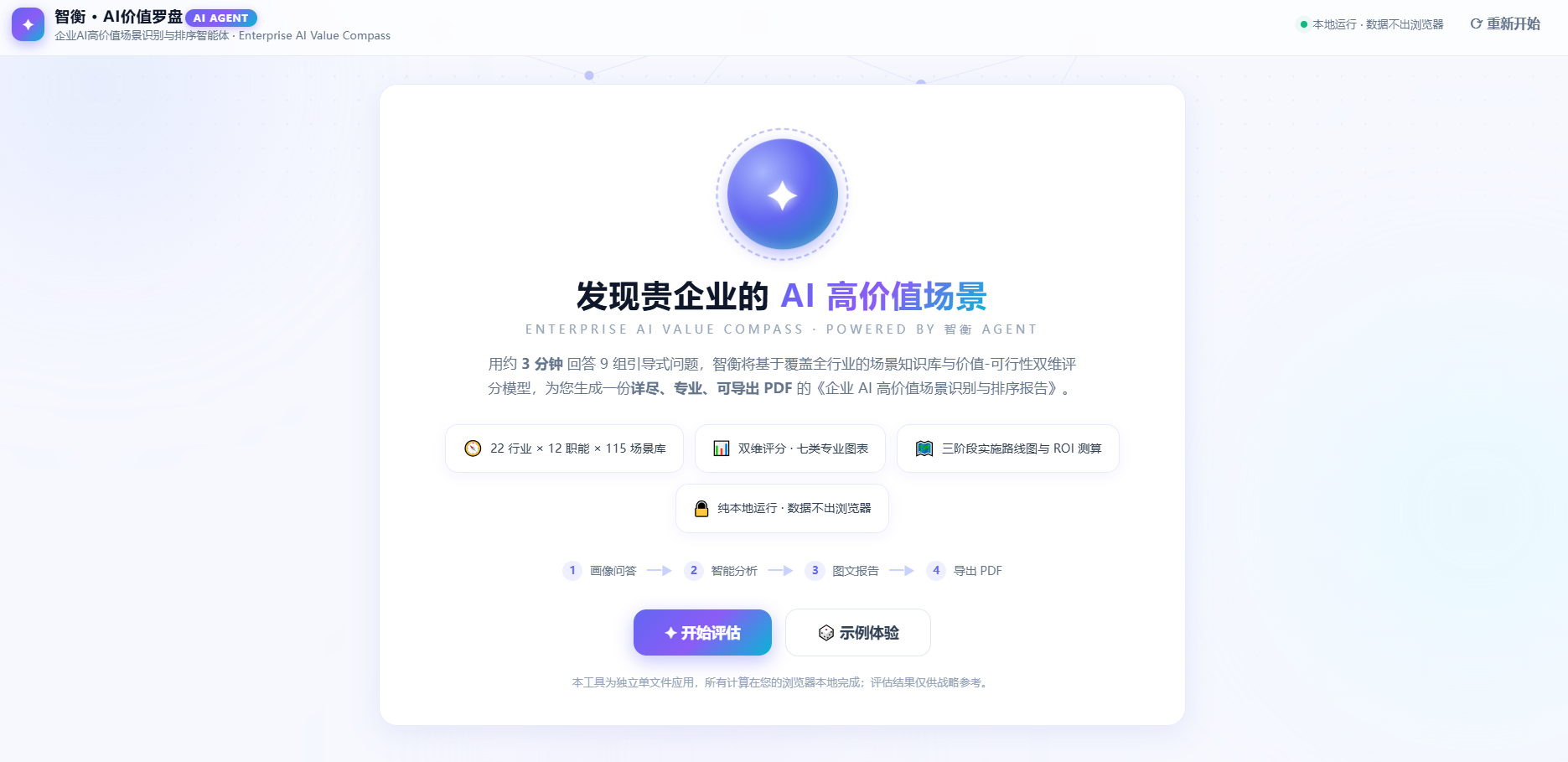 高价值场景识别排序系统界面